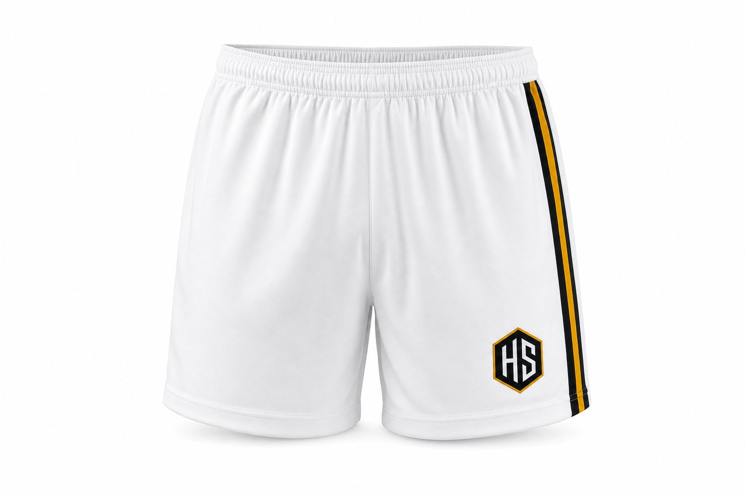White Football Football Shorts