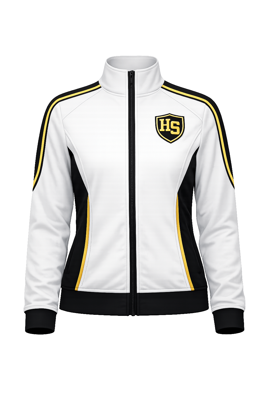 White Cheerleading Warm-Up Jacket