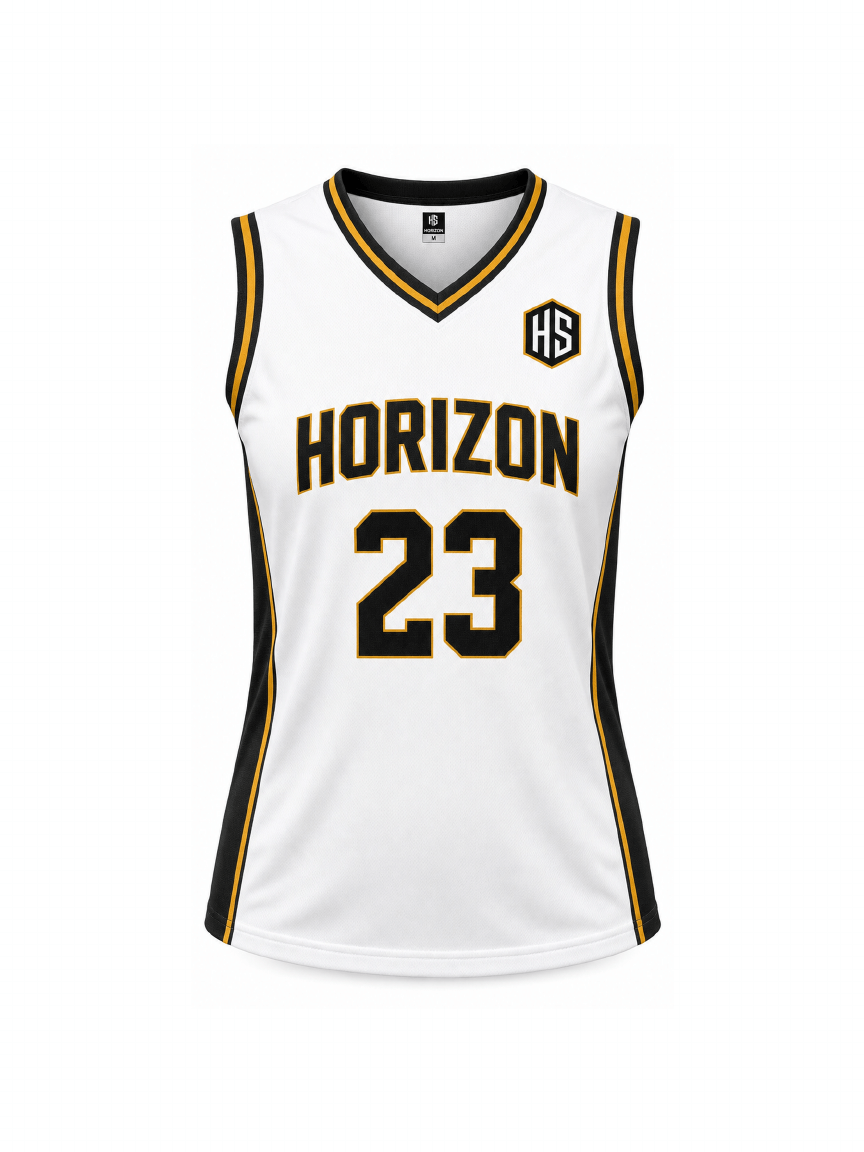 White Volleyball Women's Jersey