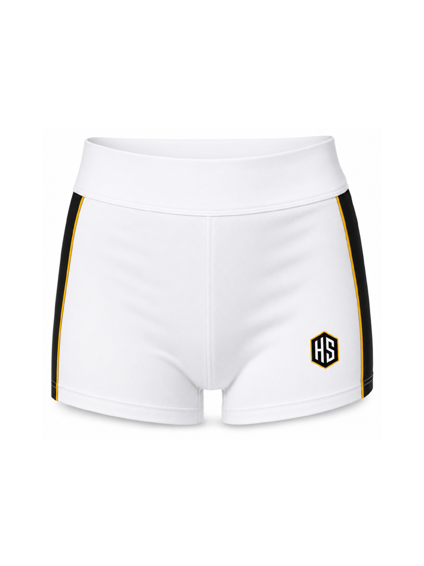 White Volleyball Volleyball Shorts