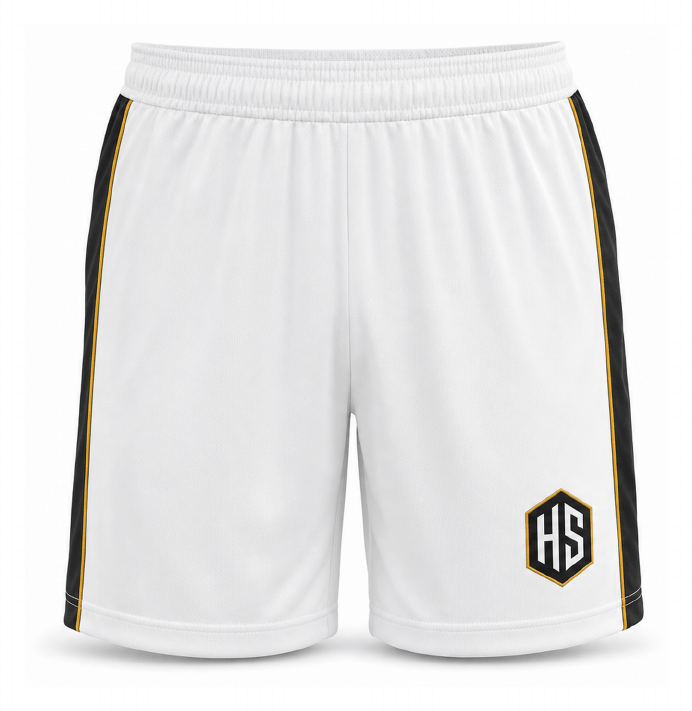 White Soccer Soccer Shorts