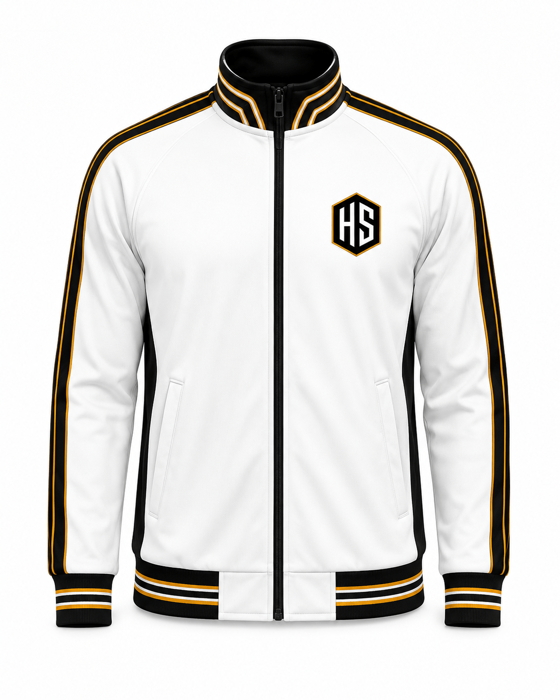 White Squash Squash Warm-Up Jacket